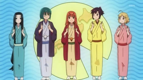 Joshiraku Kimono Girls Papercraft lspcN