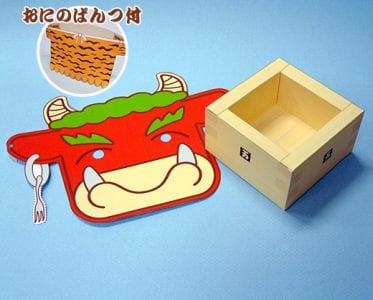 Setsubun Bean Box Papercraft mamemaki kakudaii