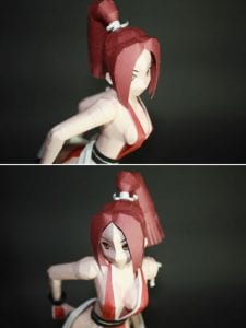 shiranui mai paper model
