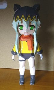 Jingai Makyo Kazeko Papercraft jingai makyo kazeko 1