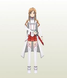 yuuki asuna papercraft