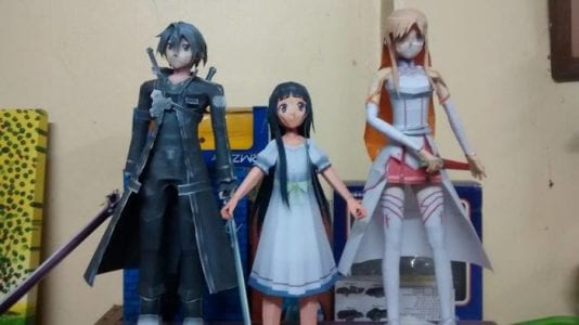 sao family paper figurine
