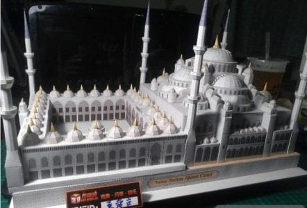 Sultan Ahmed Camii Turkey's Mosque Papercraft turkey mosque