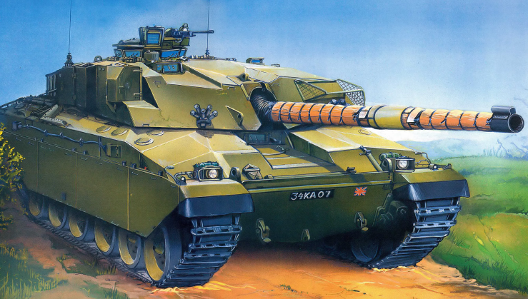 British Challenger Tank Paper Model BRITISH CHALLENGER TANK PAPER MODEL