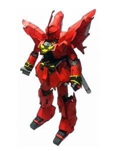Sinanju Gundam Papercraft MSN 06S Sinanju