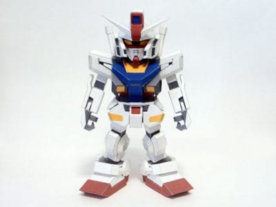 SD RX-78-2 Gundam ver. Evolve Papercraft 0920a