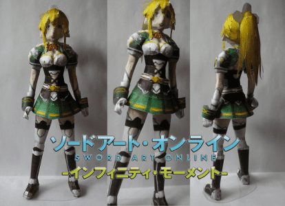 Sword Art Online Leafa Papercraft Leafa