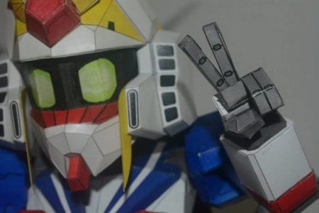 SD GF13 050NSW Nobel Gundam Papercraft 3