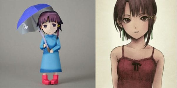 Serial Experiment Iwakura Lain Papercraft iwalain