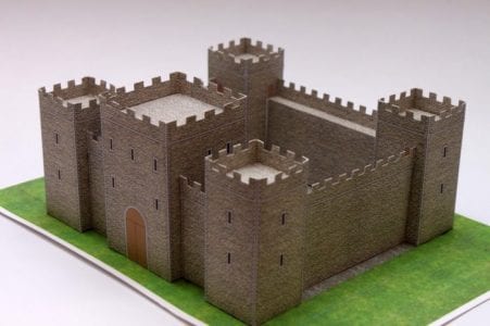 Medieval Castle Papercraft castemearc