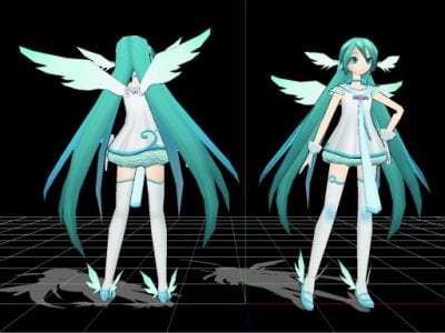 Electric Angel Hatsune Miku Paper craft electric angel miku by springmiku d579zbp