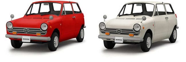 Honda N360 Kei Car Papercraft n360
