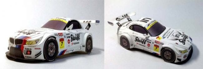 BMW Z4 GT3 Papercraft bmw
