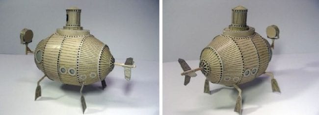 HMS Sword Submarine Paper craft ponorkaswrd