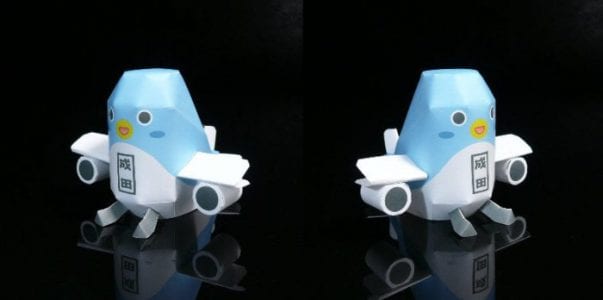 Narita Unari-kun Paper craft 08