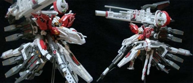 MSA-0011 S Gundam Booster Unit Plan 303E Paper Craft deepstrikah