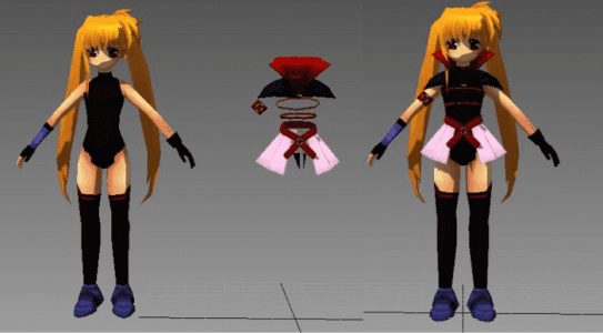 Fate Testarossa paper craft fattes