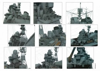 Japanese Chikuma Cruiser Paper craft 39