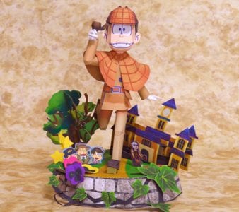 Detective Osomatsu-kun paper craft Ltante11245