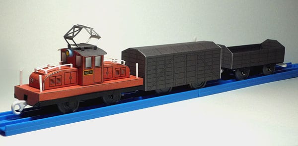 ED25 Electric Locomotive paper craft puraed19