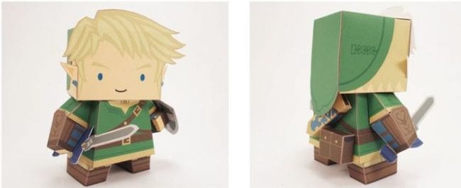 Legend of Zelda : Link Papercraft link