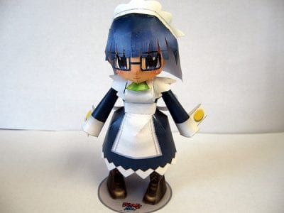 Chibi Eikyu No Arashi Paper craft IMG 3046