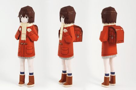 Hinazuki Kayo-chan anime paper craft kayo600 2