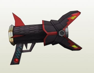 Dark Cloud Dark Viper Gun Paper craft dc21