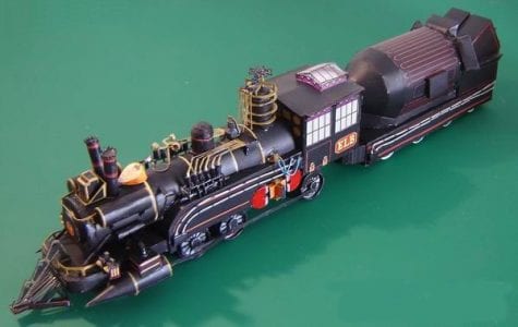 BTTF Delorean Train Time Machine Locomotive BTTF Delorean Train Time Machine Locomotive