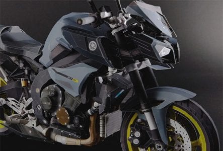 Yamaha MT 10 Paper craft yamaha mt10
