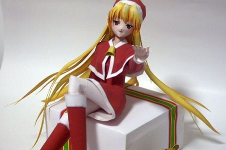 Xmas Girl paper craft Xmas cos03