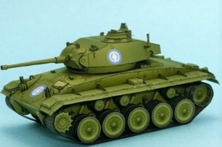 M24 Chaffee Tank Paper craft m24 chafee