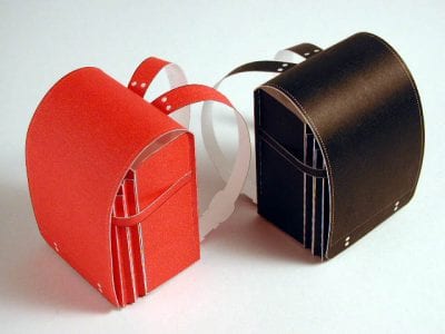 school kids bag papercraft