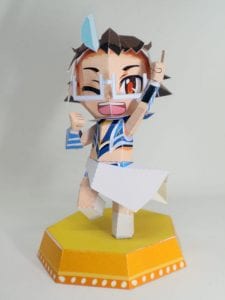 Chibi Kitagawa Mahiro Cinderella Girls Paper craft masaki