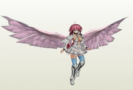 Ikaros Sora No Otoshimono Paper craft ikaros