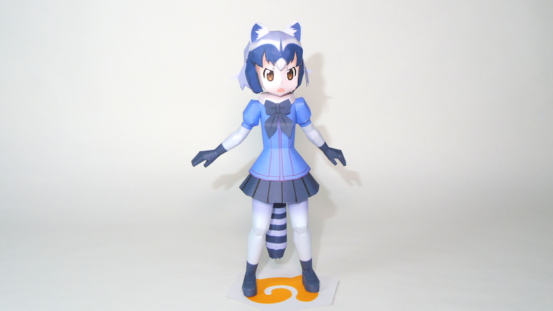 Araiguma Kemono Friends paper craft arai kemono