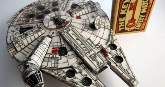 Star Trek Millenium falcon Paper craft 380