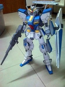 F90 Gundam Paper craft F90 01