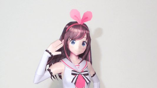 kizuna ai papercraft