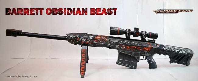 cf barrett obsidian beast papercraft download by svanced d9ls16t