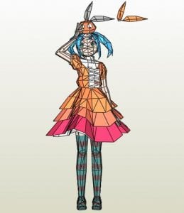 Ononoki Yotsugi Paper craft yotsugi