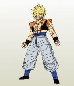 gogeta papercraft