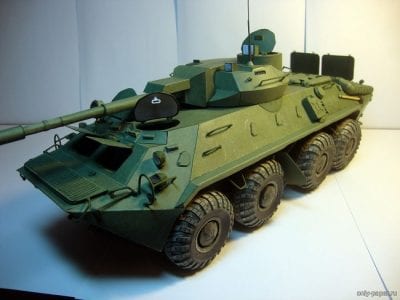 Self-propelled antitank gun 2C14 Zalo-S Paper craft 0703990