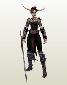 Black Queen Paper craft 12