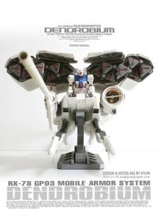 RX-78 GP03S Dendrobium Gundam Paper craft KyuriRX 78 GP03S Dendrobium