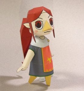 Zelda Medori Paper craft medli2 1