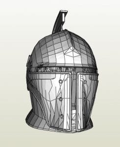 Dark Souls Helmet Paper craft dark souls