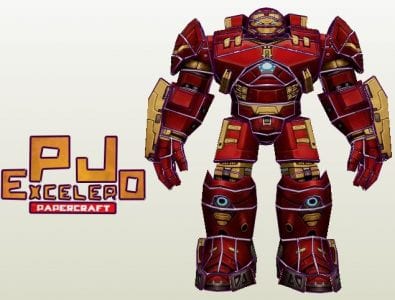 hulkbuster papercraft