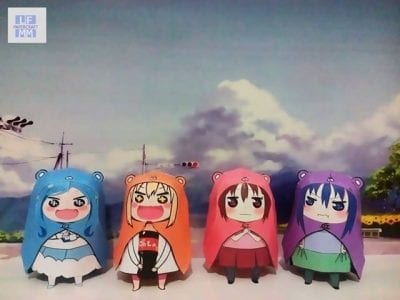 Sylphynford Tachibana , Nana Ebina, & Kirie Motoba Paper craft umaru friends