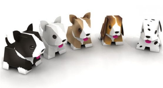 Chibi Dog Paper craft 150113